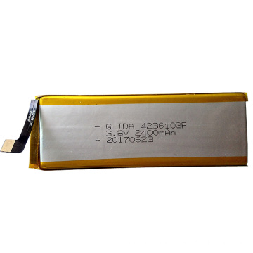 2400mAh lithium polymer batteries